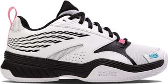 K-Swiss K-Swiss Mens SpeedEx Padel Shoes in White Black - Black & Silver Textile - Size UK 10.5
