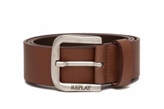 Replay Lederg&uuml;rtel REPLAY, Herren, Gr. 100, braun (tan), Rindsleder, G&uuml;rtel Lederg&uuml;rtel