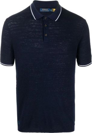 Polo Ralph Lauren Short Sleeve Polo Shirt - Heren - Polos - Blauw - XL - Katoen - Tops