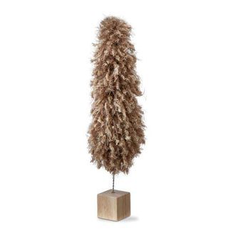 Tag Minky Fleece Tree Sculpture Taupe Brown Holiday Decor at Nordstrom