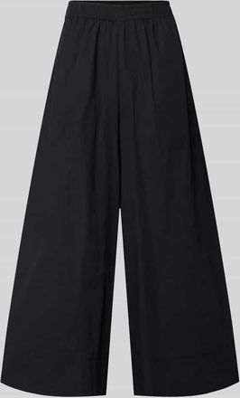 MY ESSENTIAL WARDROBE Wide Fit Stoffhose mit elastischem Bund Modell Sunna in Black, Gr&ouml;&szlig;e 34