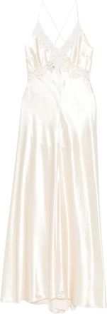 Alberta Ferretti Abito con spalline - Toni neutri