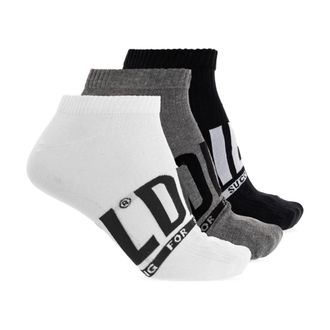 Diesel Socks, male, Multicolor, Size: S Three-pack of socks
