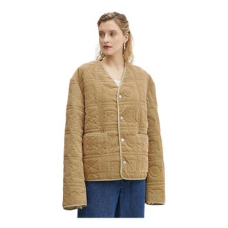 Nanushka Mujer, Chaquetas, Marr&oacute;n, Talla: L