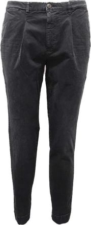40weft Slim-fit Trousers, male, Black, XL, Chris Delavè Trousers