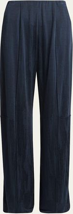 Giorgio Armani Jacquard Jersey Straight-Leg Trousers