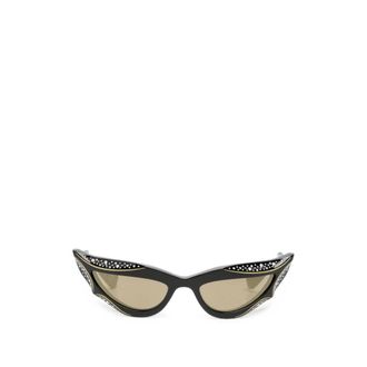 Valentino Garavani VLogo Crystal-embellished Sunglasses