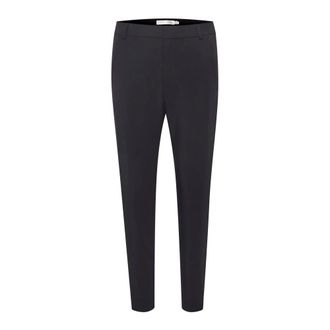 Inwear Slim-fit Trousers, female, Blue, 2XS, Marine Blue Ribbed Trousers