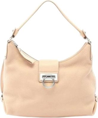 Ferragamo Pre-owned Shoulder Bags, female, Pink, Size: ONE SIZE Pre-owned Shoulder Bag