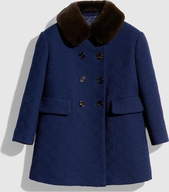 Gucci Kids - GG Wool Coat, Blue