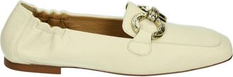 Pedro Miralles Beige Instappers met G Breedte - Dames - Ballerinas - Beige - 39 EU - Leer - Schoenen