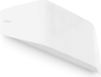 Netlighting Future 1 Light Outdoor Wall Light White IP44 E27