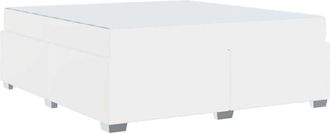 vidaXL Vidaxl - Estructura De Cama Blanco 180 X 200 Cm Cuero Sint&eacute;tico