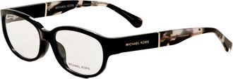 Michael Kors Womens 55mm Black Opticals