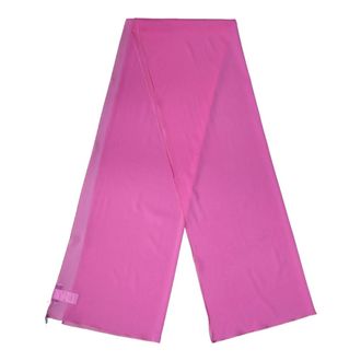 Dolce & Gabbana Silky Scarves, female, Pink, Size: ONE SIZE Stole Scarf