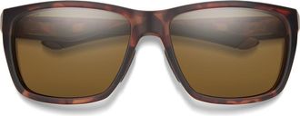 Smith Longfin 57mm ChromaPop Polarized Square Sunglasses in Tortoise /Chromapop Brown at Nordstrom