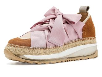 Free People Chapmin Espadrille Sneakers Womens Shoes Pearl Blush Combo : EU 41 (US Womens 11) M, Suede