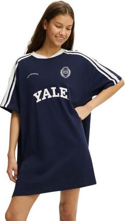 Cotton On Womens 90 S Sporty Tshirt Nightie in Navy Vision Yale at Nordstrom, Size Medium