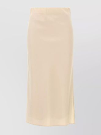 Brunello Cucinelli high waist midi skirt with side slit