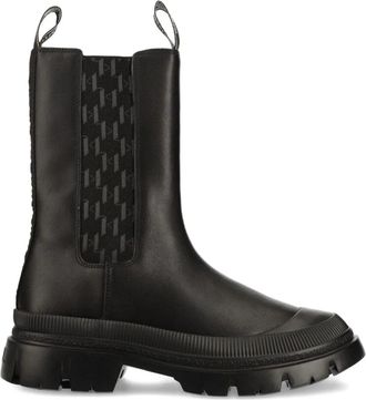 Karl Lagerfeld Stivali in pelle - Nero