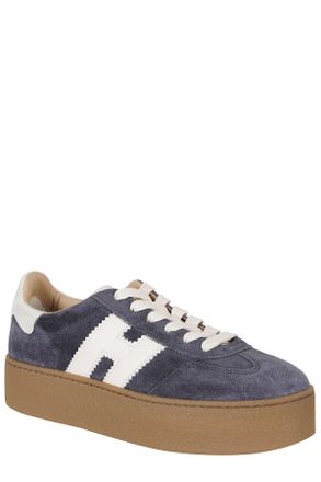 Hogan Cool Leather Accent Suede Low-Top Sneakers