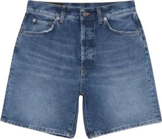 Dondup Stijlvolle Lange Shorts voor Vrouwen - Dames - Denim shorts - Blauw - W25 - Denim - Korte Broeken