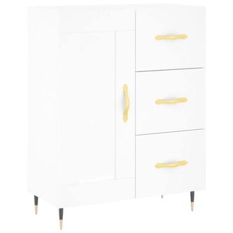 Berkfield Home Sideboard White 69.5x34x90 cm Engineered Wood