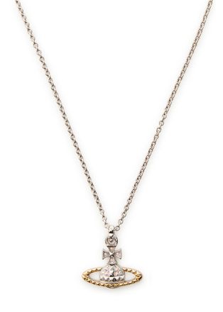 Vivienne Westwood Mayfair Bas Relief Two-toned Rhodium-plated Necklace - Silver - One Size