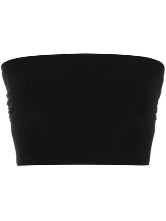 Norma Kamali Strapless top - Zwart