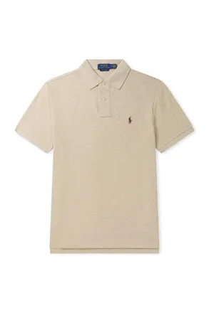 Polo Ralph Lauren Logo-Embroidered Cotton-Piqué Polo Shirt
