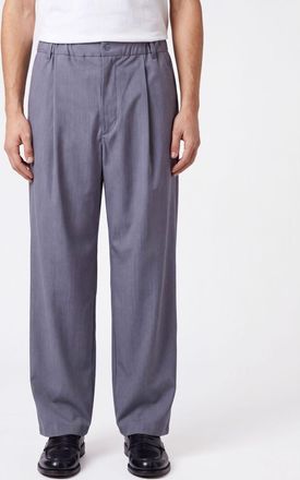 Herno Pantaloni chino wide leg in misto lana con tasche America