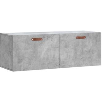 vidaXL Armario De Pared Madera Ingenier&iacute;a Gris Hormig&oacute;n 100x36,5x35 Cm Vidaxl
