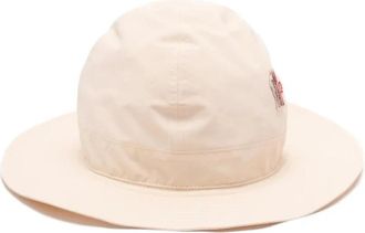 Moncler Bucket Hat Open - unisex - Hoeden - Wit - S - Accessoires