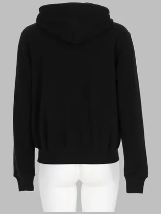 Polo Ralph Lauren Zip-Up Logo-Embroidered Sweatshirt - Black