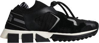 Dolce & Gabbana Black White Logo Sorrento Mens Sneakers Mens Shoes