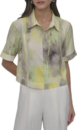 DKNY Dkny Printed Camp Shirt