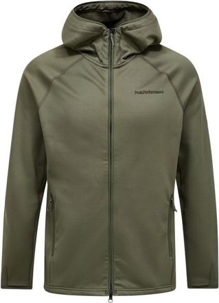 Peak Performance Midlayer Zip Hood Fleecejacke f&uuml;r Herren | oliv