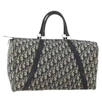 Dior Pre-owned Weekend Bags, female, Multicolor, Size: ONE SIZE Pre-owned Trotter Canvas Boston Bag