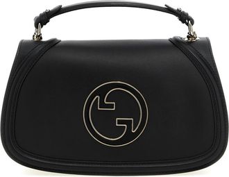 Gucci Blondie Medium Handbag - Dames - Handtassen - Zwart - ONE Size - Leer - Tassen