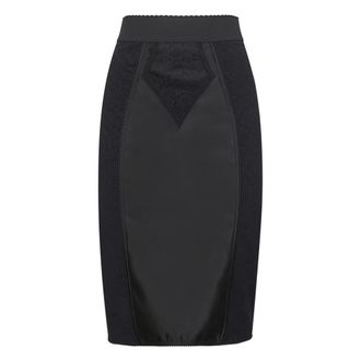 Dolce & Gabbana Midi Skirts, female, Black, Size: 2XL Dolce & Gabbana Skirts Black