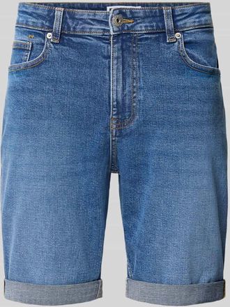 Review Slim Fit Jeansshorts mit Umschlag in Blau, Gr&ouml;&szlig;e XXL