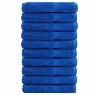 vidaXL Toallas Premium Solund 10 Unidades Azul 100x200 Cm 600 Gsm Vidaxl