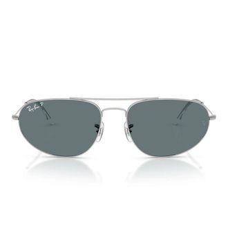 Ray-Ban Sunglasses Rb3945 003/3 R Silver/Dark Blue Unisex Polarized