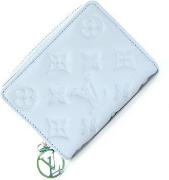 Louis Vuitton Monogram Light Blue Wallet (Bi-Fold) (Pre-Owned)