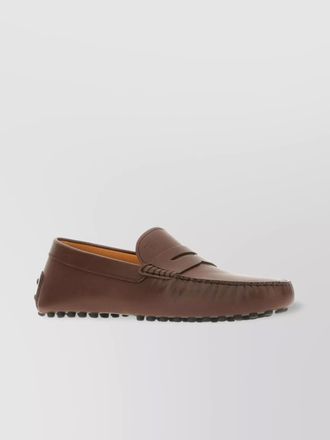 Tod's leather gommino loafers
