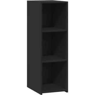 vidaXL Vidaxl - Aparador De Madera De Ingenier&iacute;a Negro 30x41x93cm