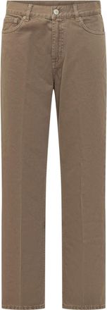 Seafarer Brown Straight High Rise Jeans