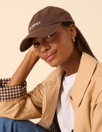 Nobody's Child Brown Florist Cap