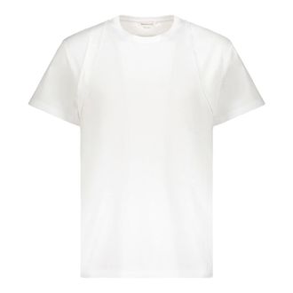 Alexander McQueen T-Shirts, male, White, M, Cotton T-shirt
