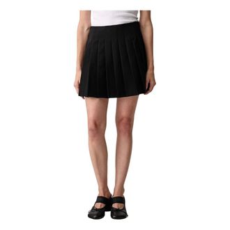 Maison Margiela Dames, Rokken, Zwart, Maat: S Wol